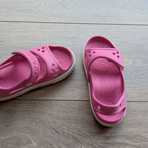 Crocs πέδιλα καλοκαιρινά μεταχειρισμένα, ροζ, νούμερο 28-29