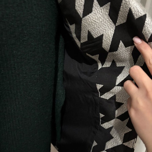 River Island jacket with houndstooth pattern like new, size M