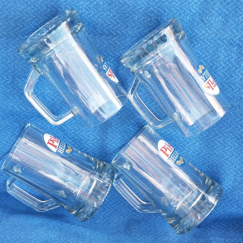 Pils Hellas glasses used, set of 4 pieces