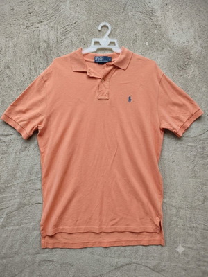 Polo Ralph Lauren men's polo shirt size M like new, peach orange
