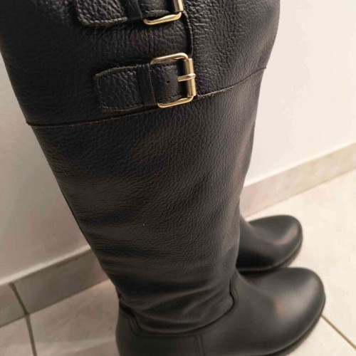 Feng Shoe boots used, size 40, black, leather and galoshes