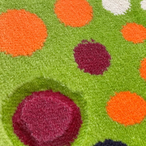 Entry mat green embossed new 40x60