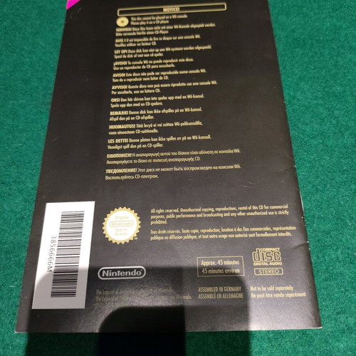 The Legend of Zelda 25 Anniversary Special Orchestra CD like new
