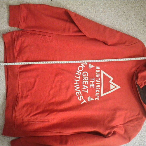 Losan hooded sweatshirt red like new for 13-year-old boy