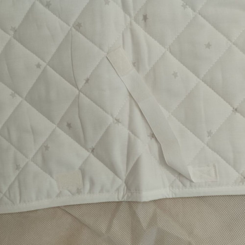 IKEA Protective Crib Bumper like new, white, 0.70x1.40 m