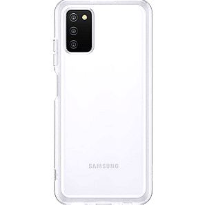 Samsung Galaxy A03s Θήκη Σιλικόνης Διαφανης Επισημη της Samsung Original Transparent Soft Clear Cover (EF-QA038TTEGEU) Ολοκαινουρια Σφραγισμενη Αχρησιμοποιητη