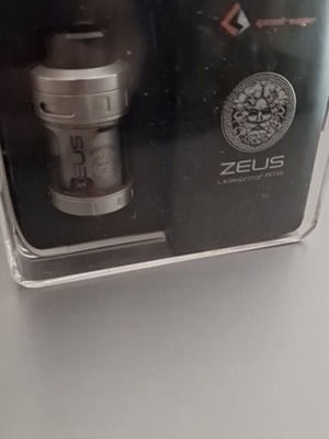 GeekVape Zeus Dual RTA μεταχειρισμένος, επισκευάσιμος ατμοποιητής από ανοξείδωτο ατσάλι