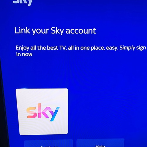 Sky Stream Puck IP061-EF-ANT used TV streaming box