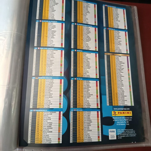 Adrenalyn XL Panini album with about 120 football cards 2023, new