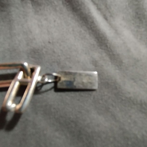 Daniel Swarovski Paris necklace new, silver with clear crystal