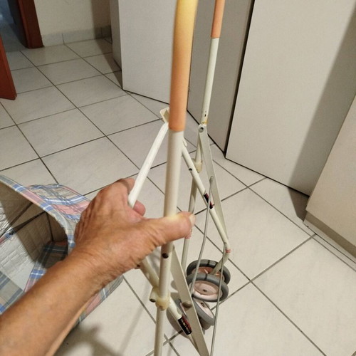 Doll stroller toy used, foldable