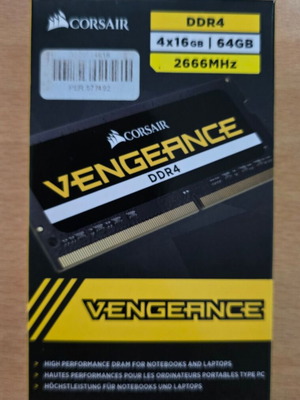 Corsair Vengeance SODIMM DDR4 64GB (4x16GB) καινούργιο