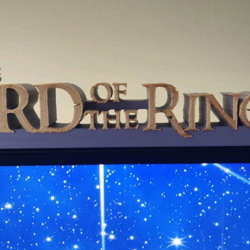 Lord of the Rings decorative item new, 3d printed, desk decor