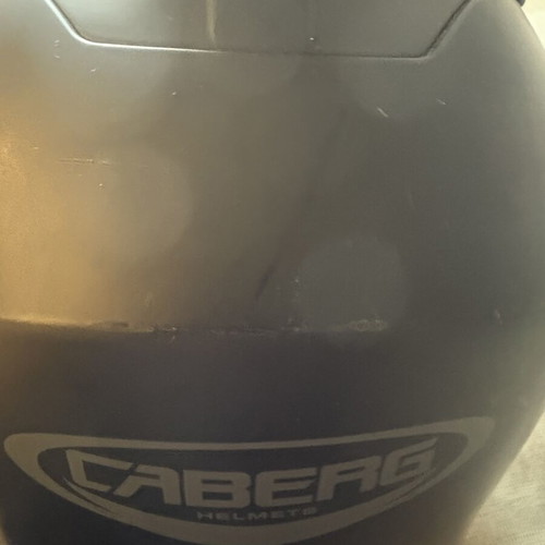 Caberg Stunt Blade full face helmet with sun visor, used, black matt, size M