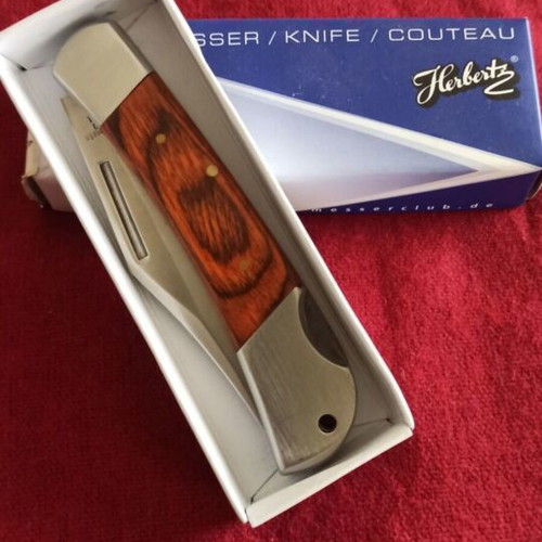 Herbertz Folding Knife new with rosewood handle