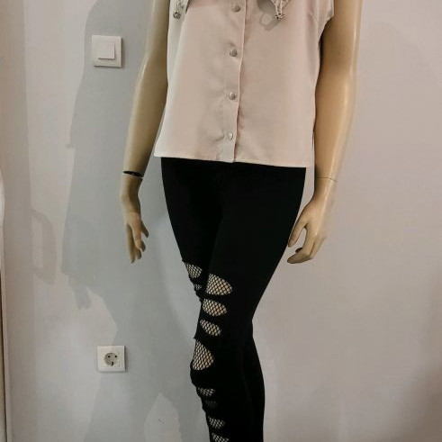 Cream shirt vest used, size L