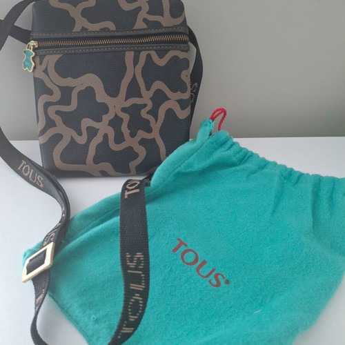 Tous women's crossbody bag like new, black and beige