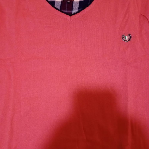 Bertolucci long-sleeve shirt like new, light orange, size 3XL