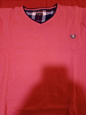 Bertolucci long-sleeve shirt like new, light orange, size 3XL