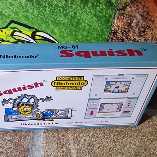Nintendo Game & Watch Squish 1986 like new