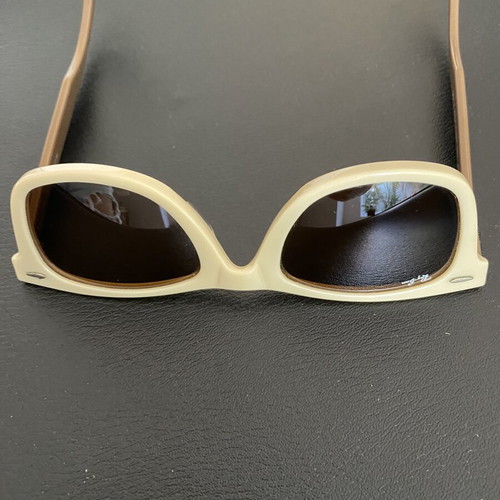 Ray-Ban RB2140 Wayfarer sunglasses, cream and brown