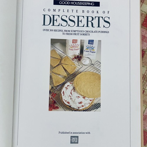 Good Housekeeping Complete Book of Desserts cookbook like new