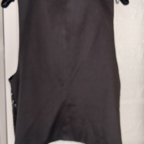 Black sequin vest for women, glam dance style, brand new
