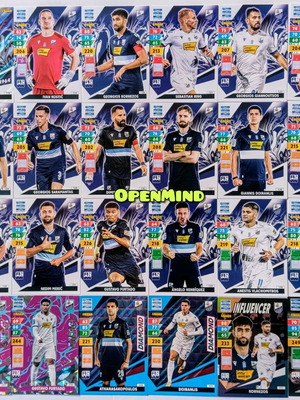 Full set Λαμία Super League 2024-25 Adrenalyn XL καινούργιο (24 κάρτες)