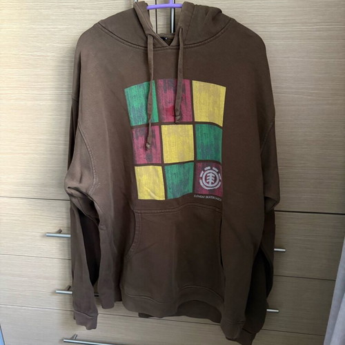 Element sweatshirt used Large brown