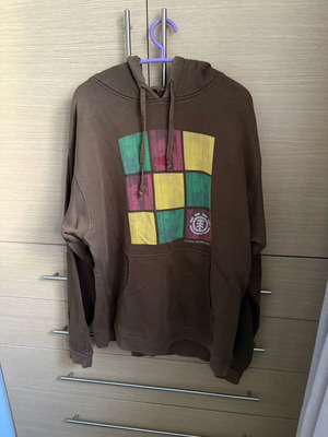 Element sweatshirt used Large brown