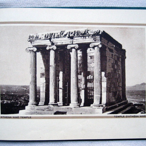 Photo album with Greek monuments photos used