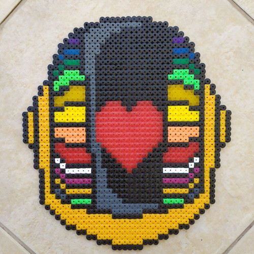 Handmade Daft Punk portraits new