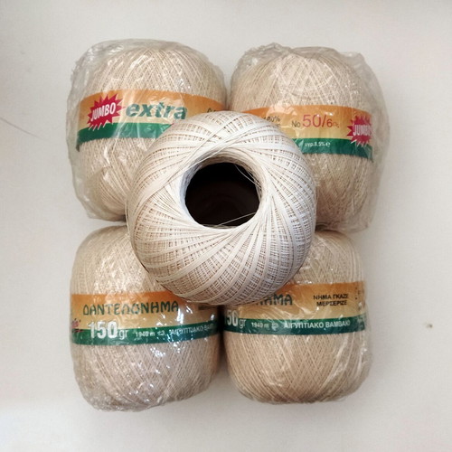 Lama Jumbo Extra cotton lace yarn pack of 5 new