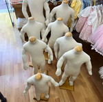 Children's store mannequins used, set of 8, various sizes