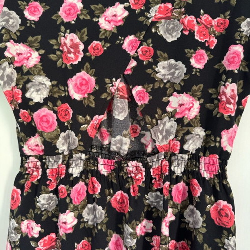 Mini floral dress H&M like new, multicolor, size S