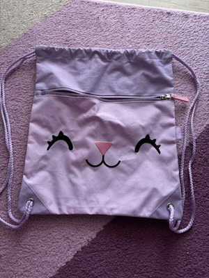 Purple backpack bag lightly used