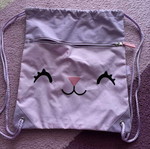 Purple backpack bag lightly used