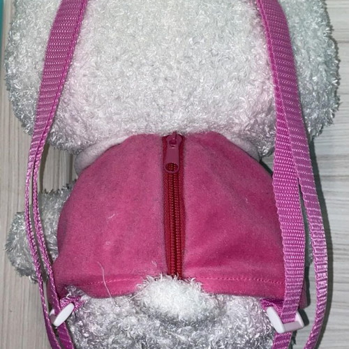Hello Kitty backpack like new, white and pink