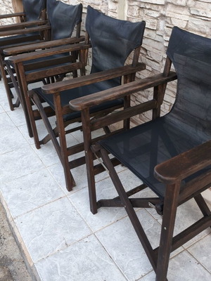 Director chairs professional set of 4 like new