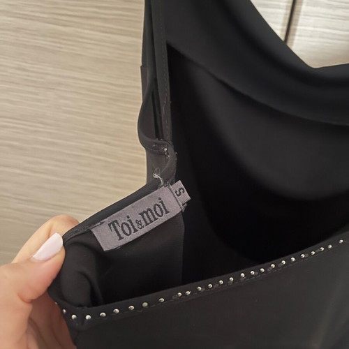 Maxi formal dress Toi&Moi used, black, size S