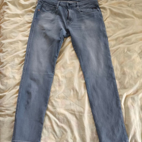 Replay Anbass Hyperflex Jeans waist 36 length 32 light blue like new