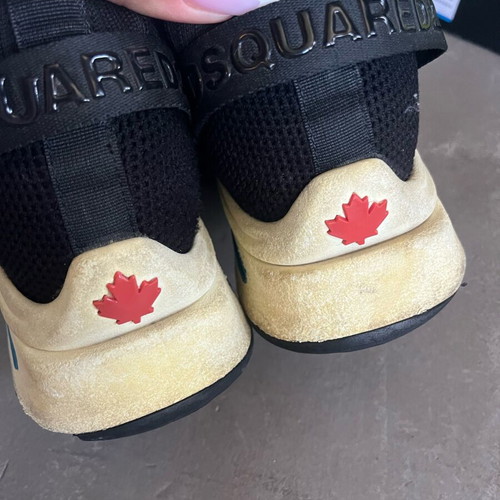 Dsquared2 men's sneakers used, size 41, black