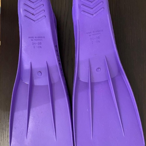 Florida Speedy swim fins like new, size 34-36, purple