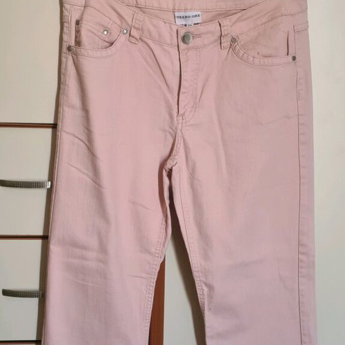 Women's dusty pink jeans like new, size L/40/12