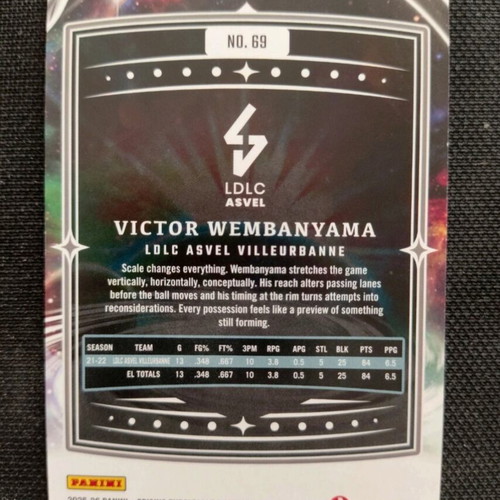 Euroleague Origins Victor Wembanyama /125 basketball card