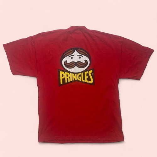 Pringles Euro 2000 men's vintage red T-shirt Screen Stars size XL like new