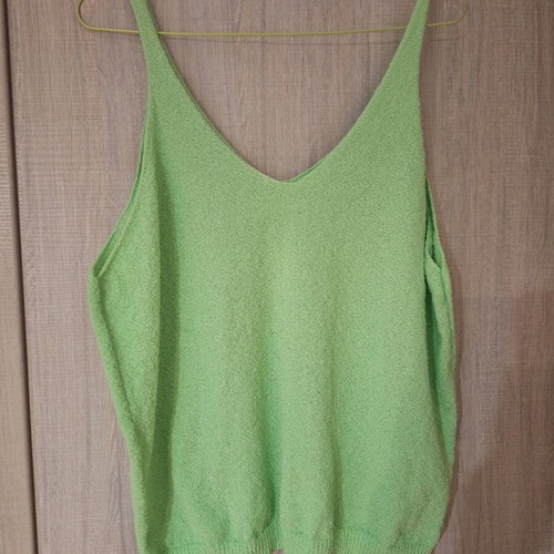 Shein top with straps like new, green, size XL