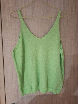 Shein top with straps like new, green, size XL