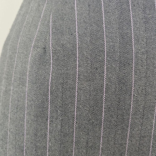 Lola Pencil Skirt Used Gray Striped Size 36 S