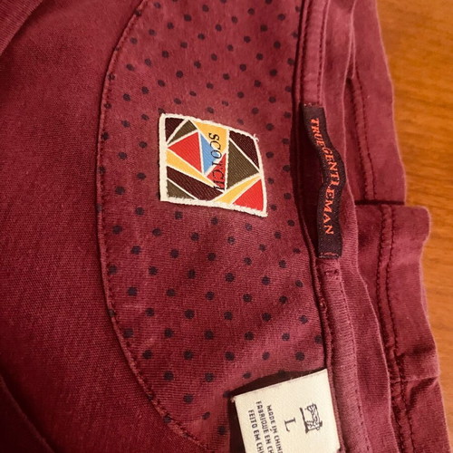 Scotch & Soda T-shirt used, men's size L, vibrant color